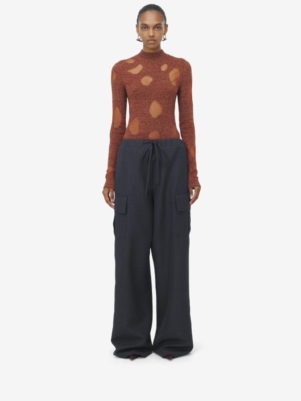 ALEXANDER MCQUEEN - Prince of Wales Cargo Trousers - Item 818342QJAEO1135